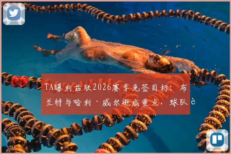 TA曝利兹联2026赛季免签目标:布兰特与哈利·威尔逊成重点,球队补强中场进攻线